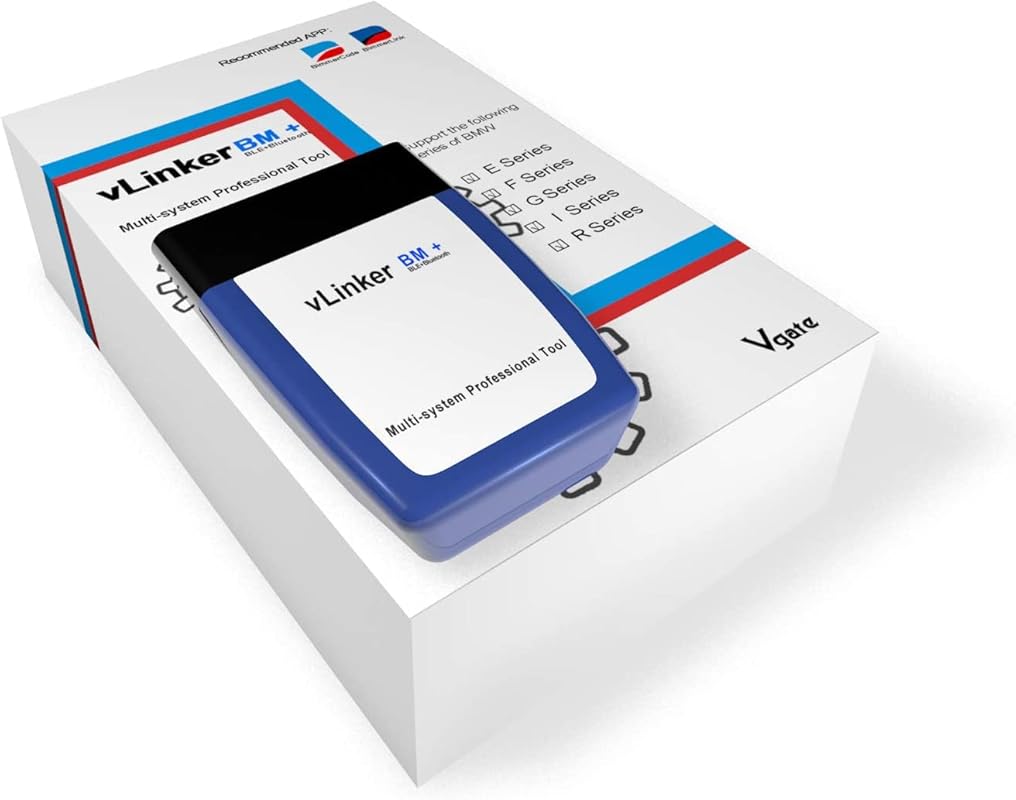 Vgate vLinker BM Plus Bluetooth BLE OBD2 Scanner for BMW Mini iPhone A