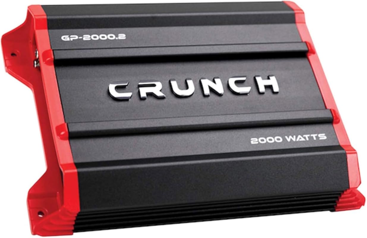Crunch Ground Pounder GP-2000.2 2000 Watt 2-Channel High-Power Car Ste