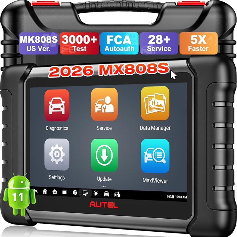 Autel MaxiCheck MX808S Bidirectional OBD2 Scanner, OE All-System Diagn