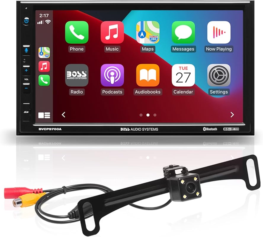 BOSS Audio BVCP9700A 7-inch Double-DIN Touchscreen Car Stereo with App