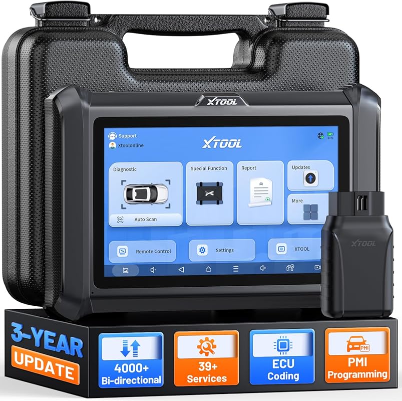 XTOOL D7W wireless OBD2 scanner with bidirectional all-system diagnost