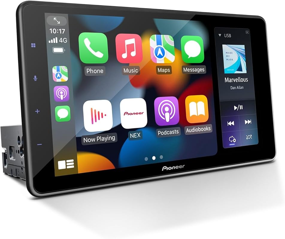 Pioneer DMH-WT3800NEX 9 inch floating capacitive touchscreen with wire