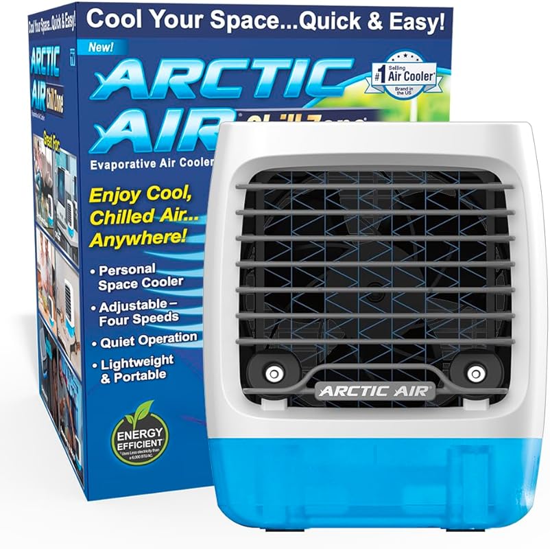Arctic Air Chill Zone Portable Evaporative Cooler with Hydro-Chill, 4 
