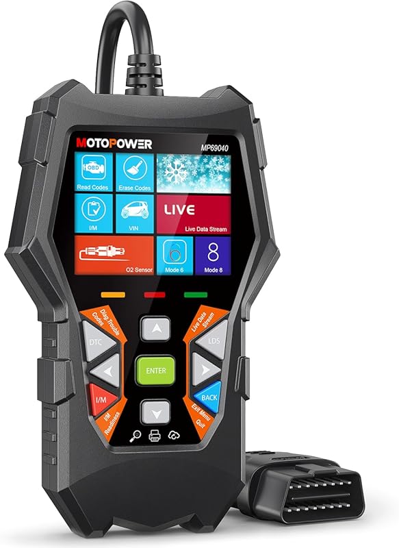 MOTOPOWER MP69040 OBD2 scanner check engine fault code reader diagnost
