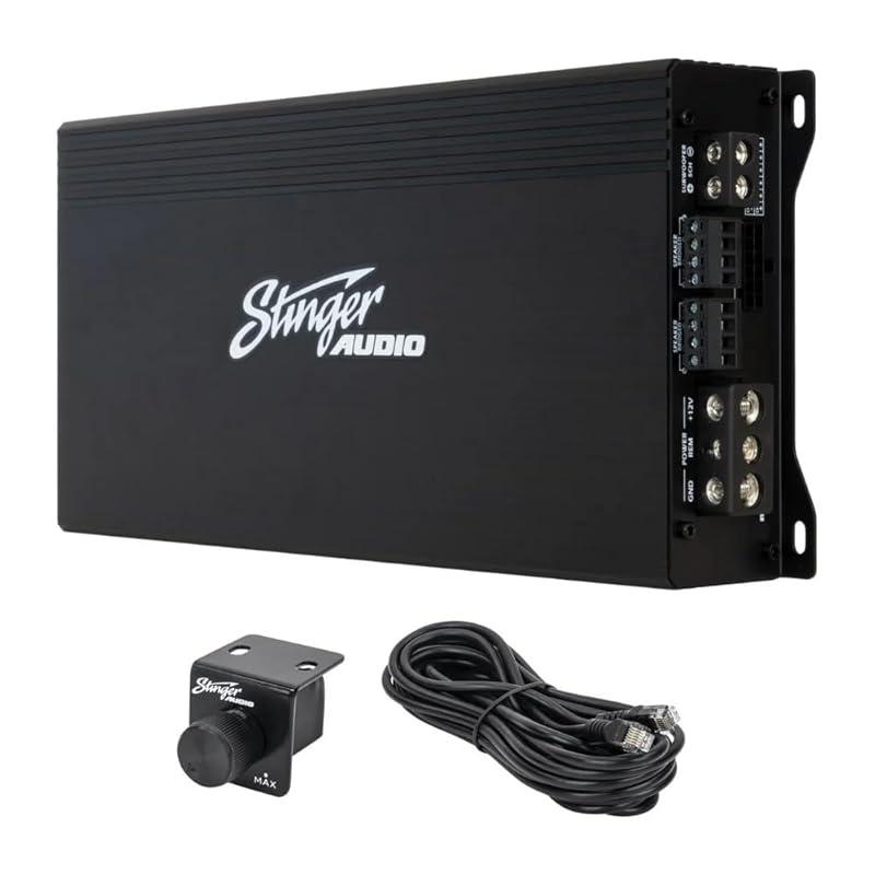 Stinger MT-1000.5 1200W RMS 5-Channel Class D Car Amplifier MOSFET wit