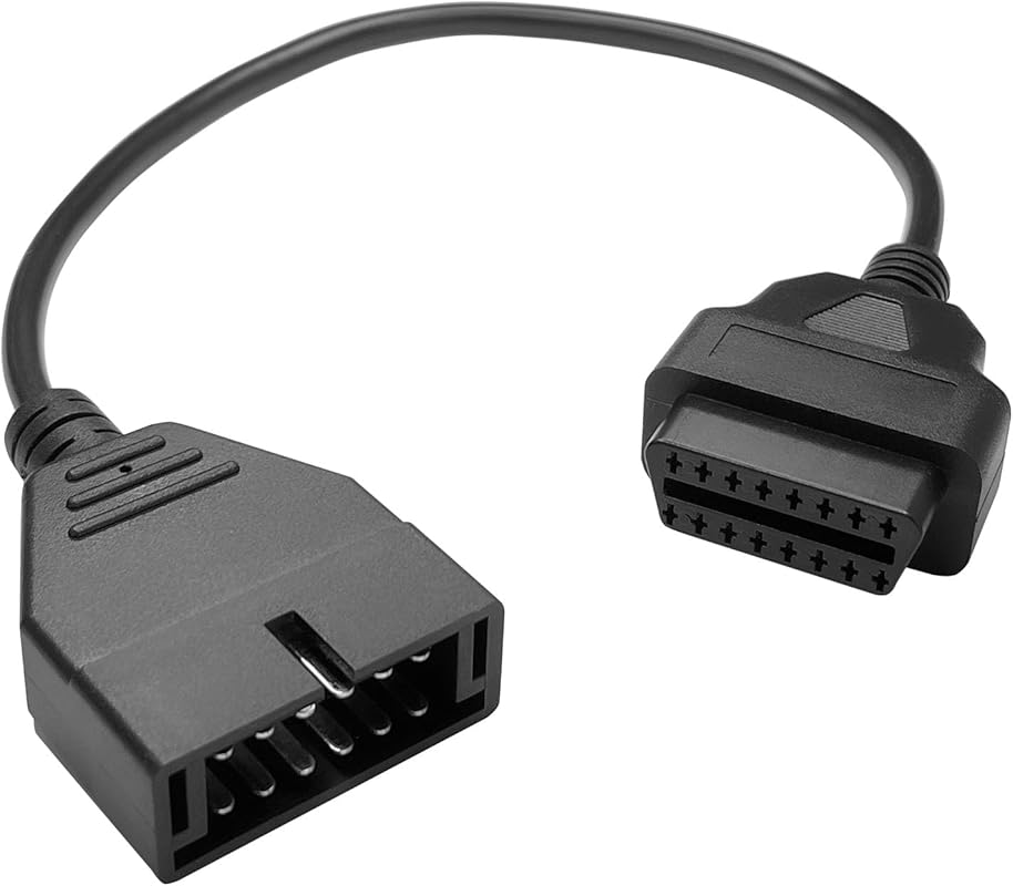 OBD1 to OBD2 GM Adapter Cable 12-pin to 16-pin OBDI Connector for GM D