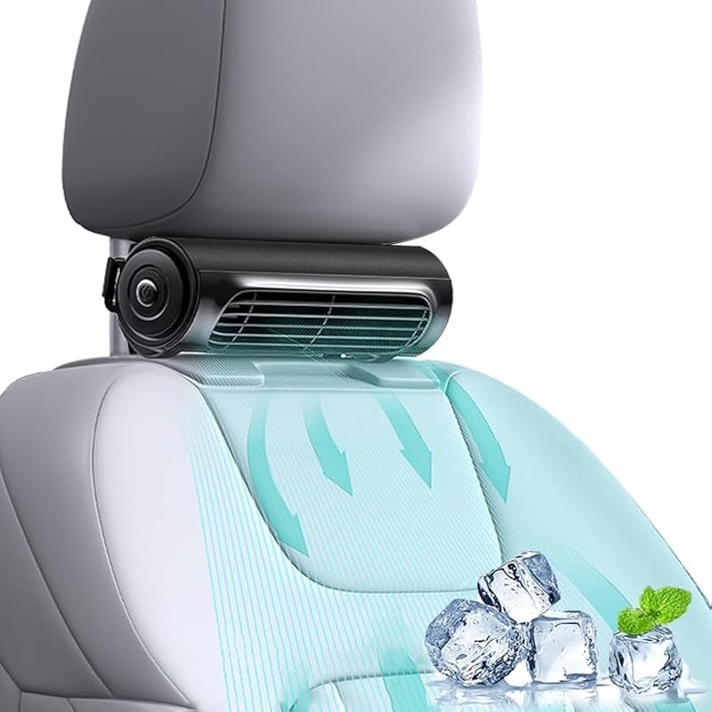 Portable Car Seat Fan, Strong Wind Backseat Cooler for SUV RV Truck Se