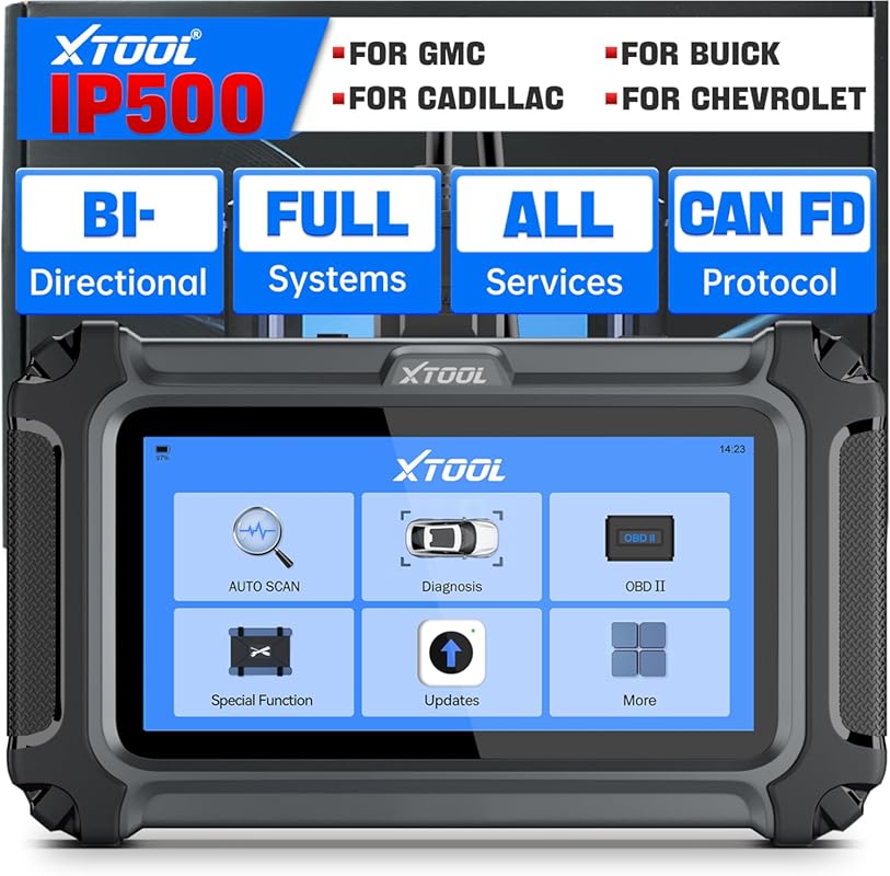 XTOOL IP500 GM OBD2 Scanner with bidirectional full system diagnostics