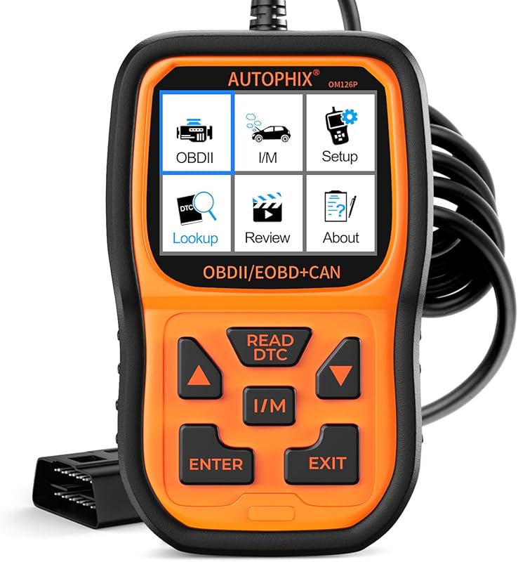 AUTOPHIX OM126P OBD2 Code Reader for US Cars 1996 and Newer, Read and 