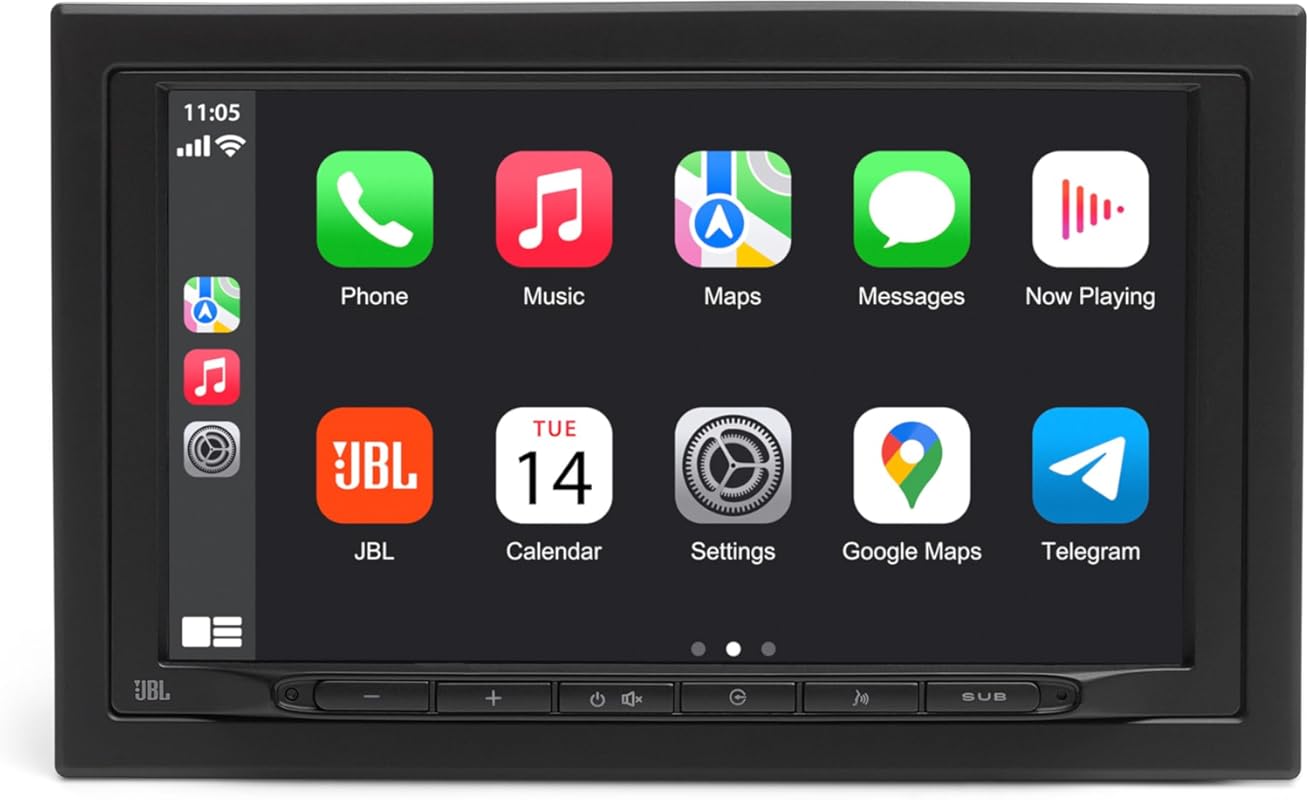 JBL Legend 700 2-DIN 7-inch Touchscreen Car Stereo with Wireless CarPl