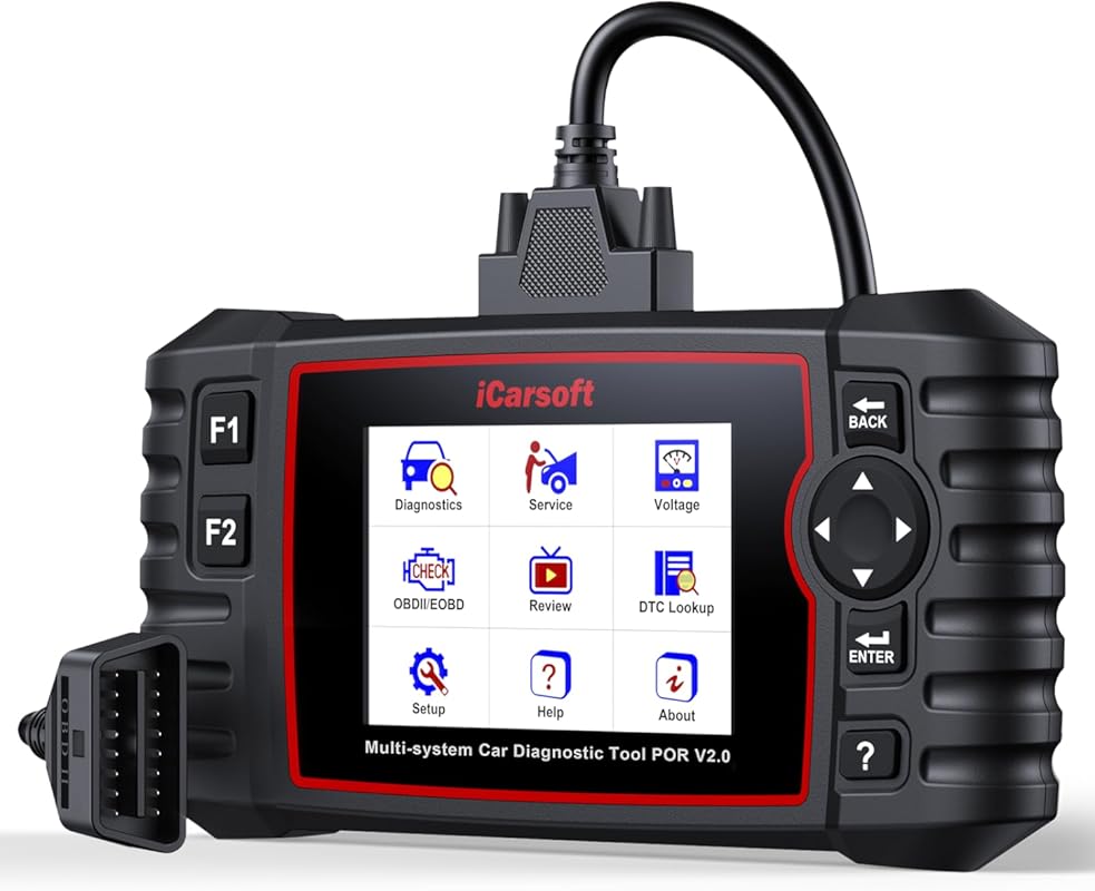 iCarsoft POR V2.0 OBD2 Scanner for Porsche Cayenne 911, Full System Di