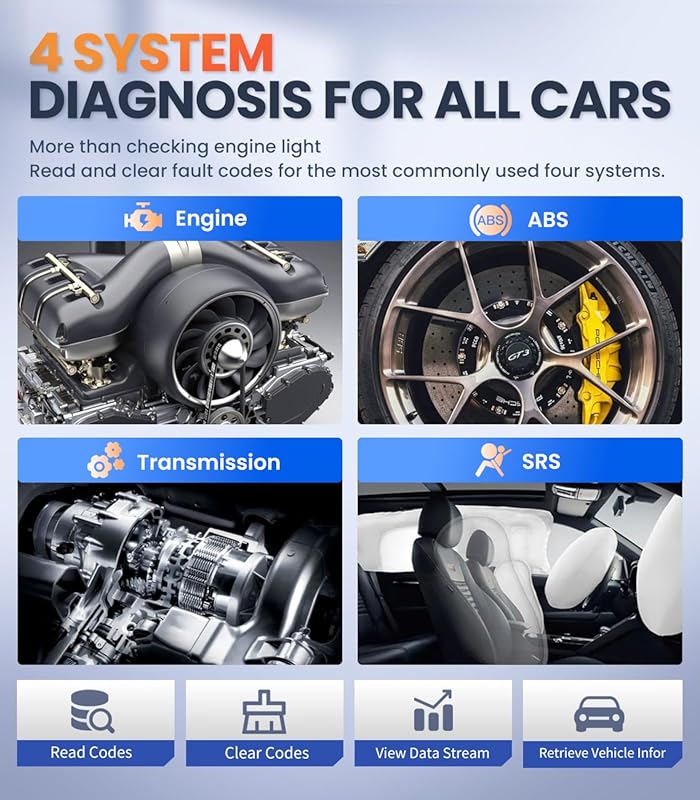 Best OBD2 scanner for Subaru with ABS SRS transmission reset, DLC pin 