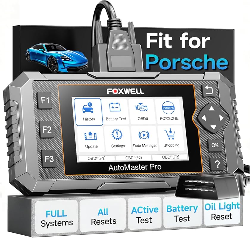 FOXWELL NT510 Pro OBD2 Scanner for Porsche, Full System Bidirectional 