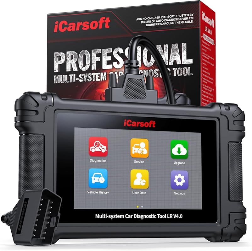 iCarsoft LR V4.0 OBD2 scanner for Land Rover and Jaguar, bi-directiona