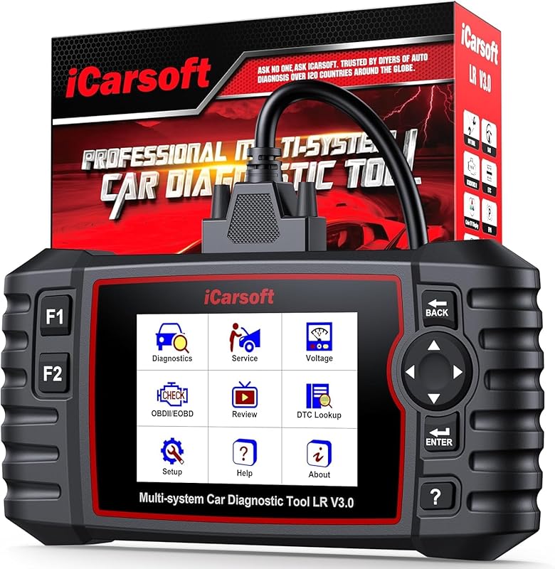 iCarsoft LR V3.0 OBD2 scanner for Land Rover and Jaguar, bi-directiona
