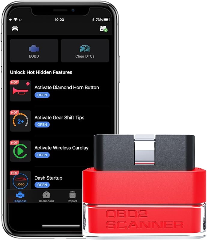 Bluetooth OBD2 Scanner for Porsche and Other Cars, iOS Android Diagnos