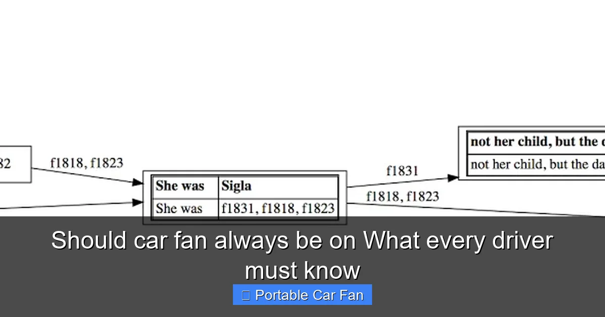 Should car fan always be on What every driver must know