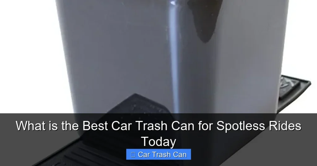 What is the Best Car Trash Can for Spotless Rides Today