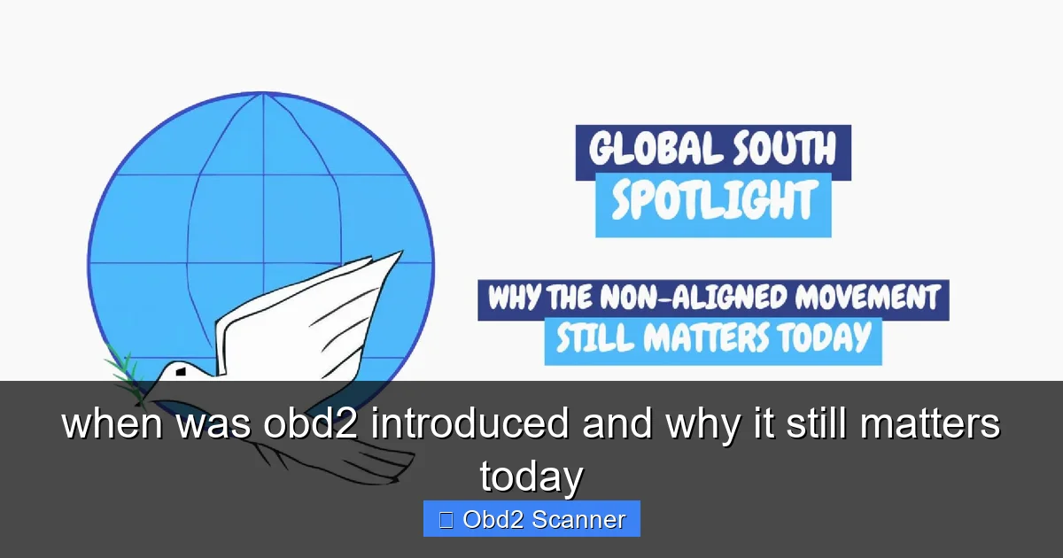 when was obd2 introduced and why it still matters today