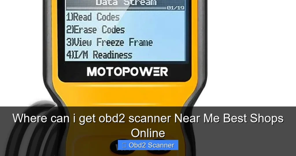 Where can i get obd2 scanner Near Me Best Shops Online