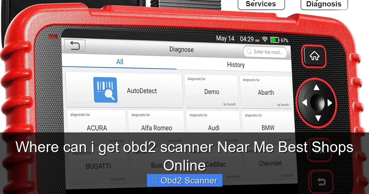 Where can i get obd2 scanner Near Me Best Shops Online
