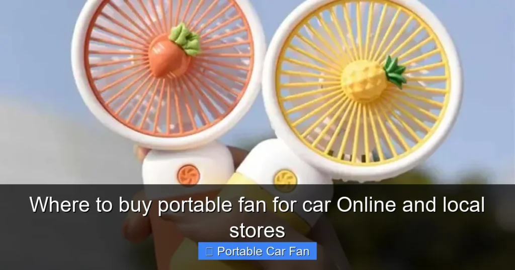 Where to buy portable fan for car Online and local stores