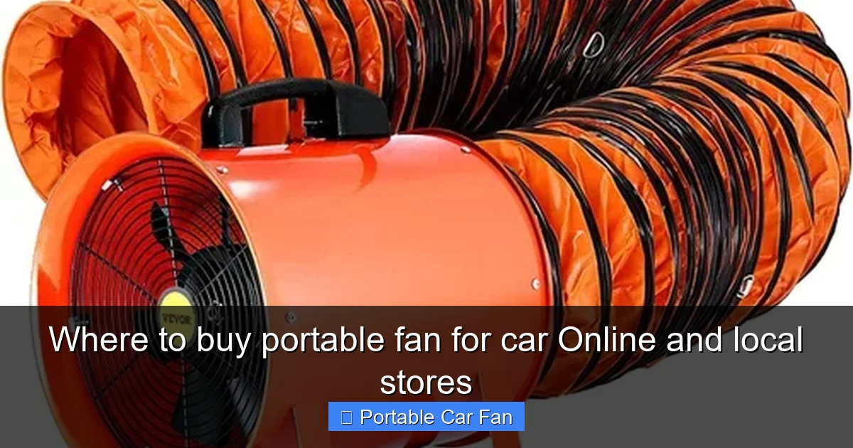 Where to buy portable fan for car Online and local stores