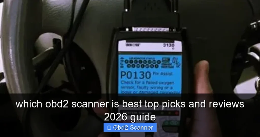 which obd2 scanner is best top picks and reviews 2026 guide