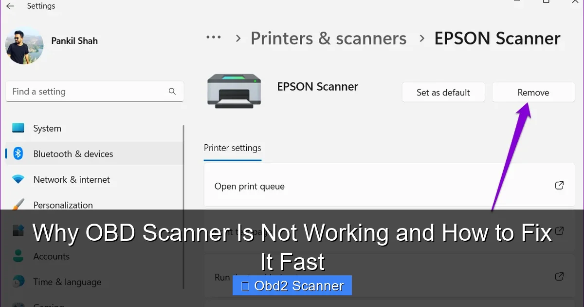 Why OBD Scanner Is Not Working and How to Fix It Fast