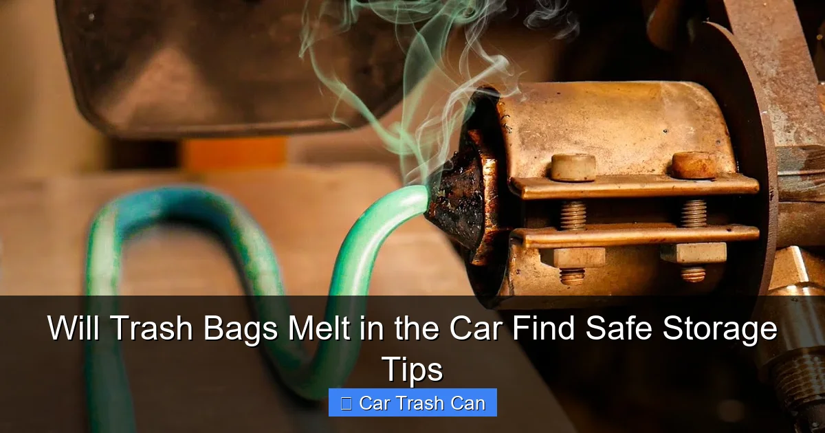 Will Trash Bags Melt in the Car Find Safe Storage Tips