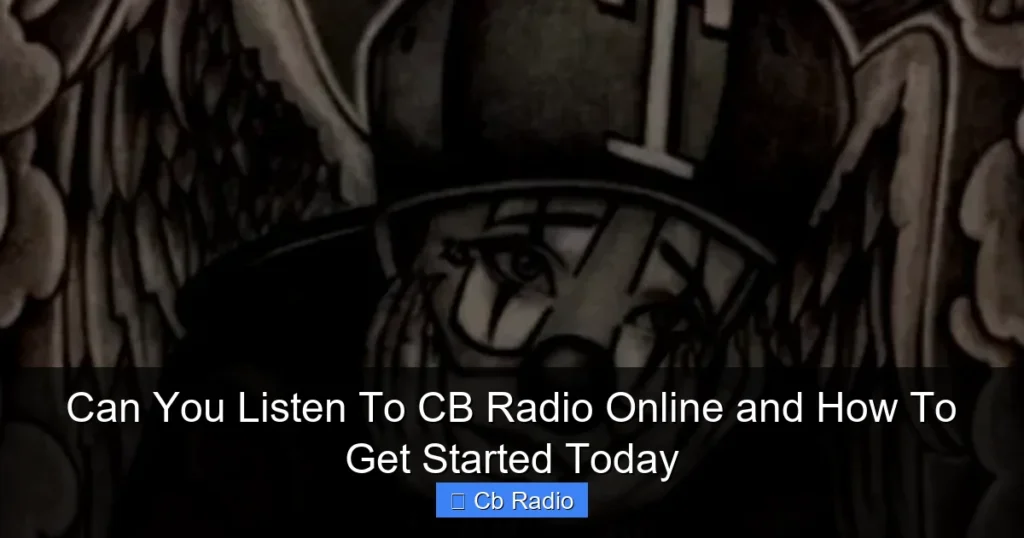 Can You Listen To CB Radio Online and How To Get Started Today