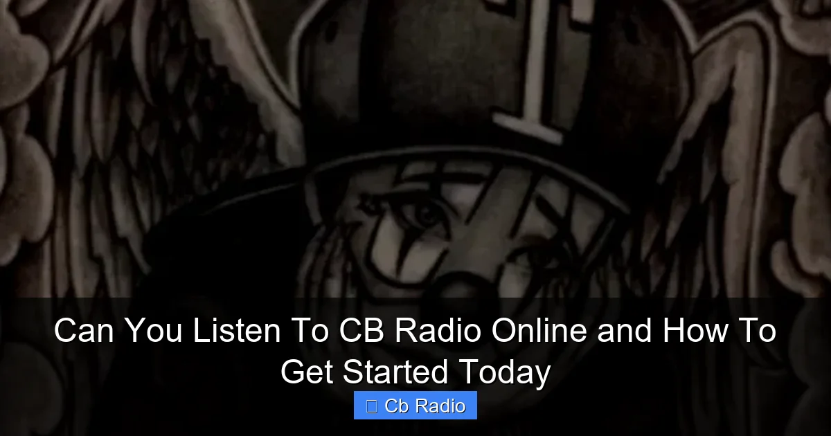 Can You Listen To CB Radio Online and How To Get Started Today - Carnovami