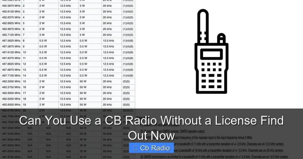 Can You Use a CB Radio Without a License Find Out Now