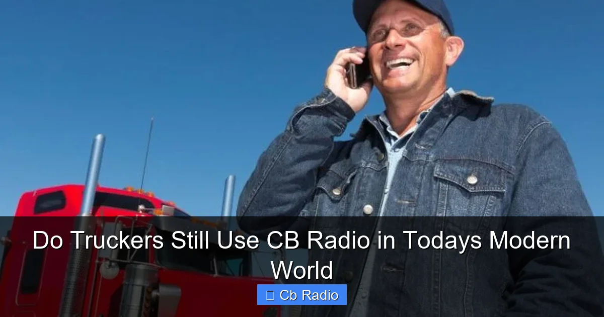 Do Truckers Still Use CB Radio in Todays Modern World