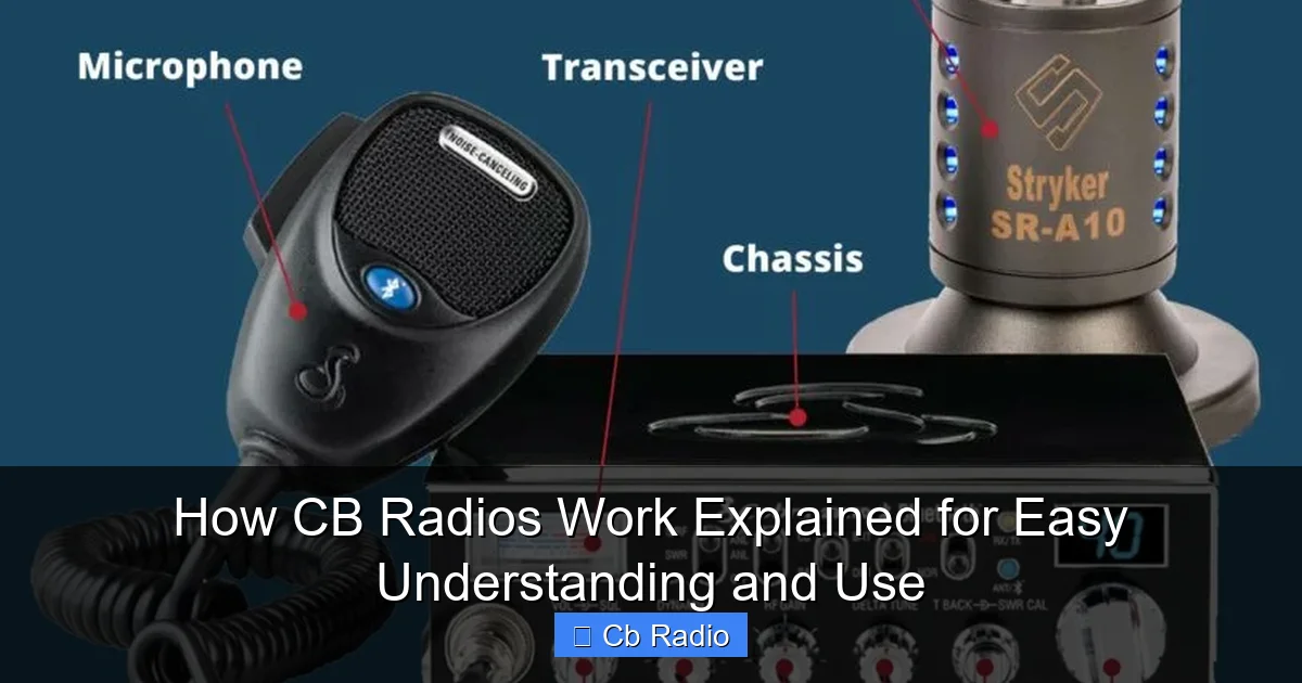 How CB Radios Work Explained for Easy Understanding and Use