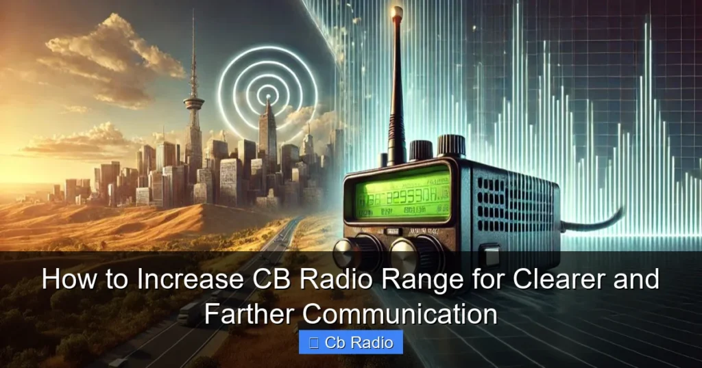 How to Increase CB Radio Range for Clearer and Farther Communication