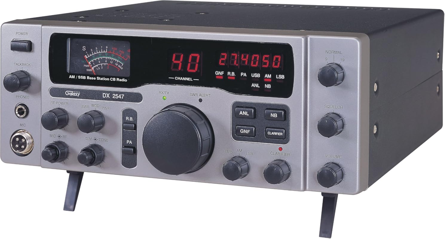 Galaxy DX-2547 AM/SSB CB Base Station with Frequency Counter, Talkback