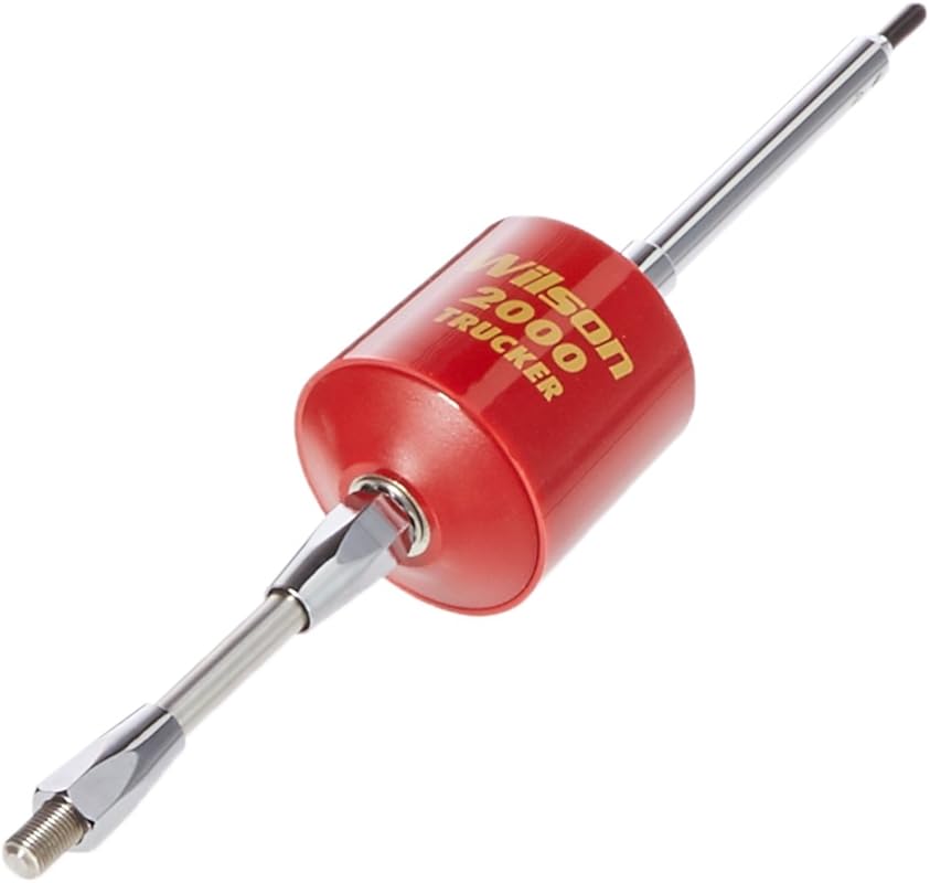 Wilson T2000 Series Red Mobile CB Trucker Antenna with 5-Inch Shaft, A