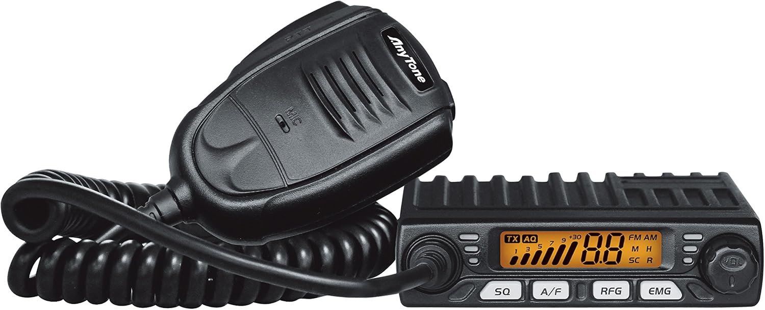 AnyTone Smart 10 Meter Radio for Truck Use, Compact Size with Over 16W