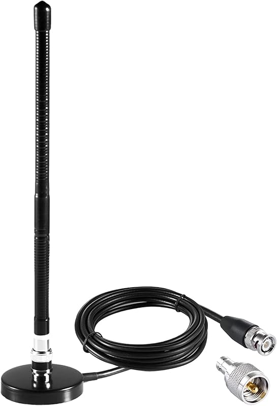 Eifagur Long Range 27MHz Soft Whip Magnetic Base CB Radio Antenna with