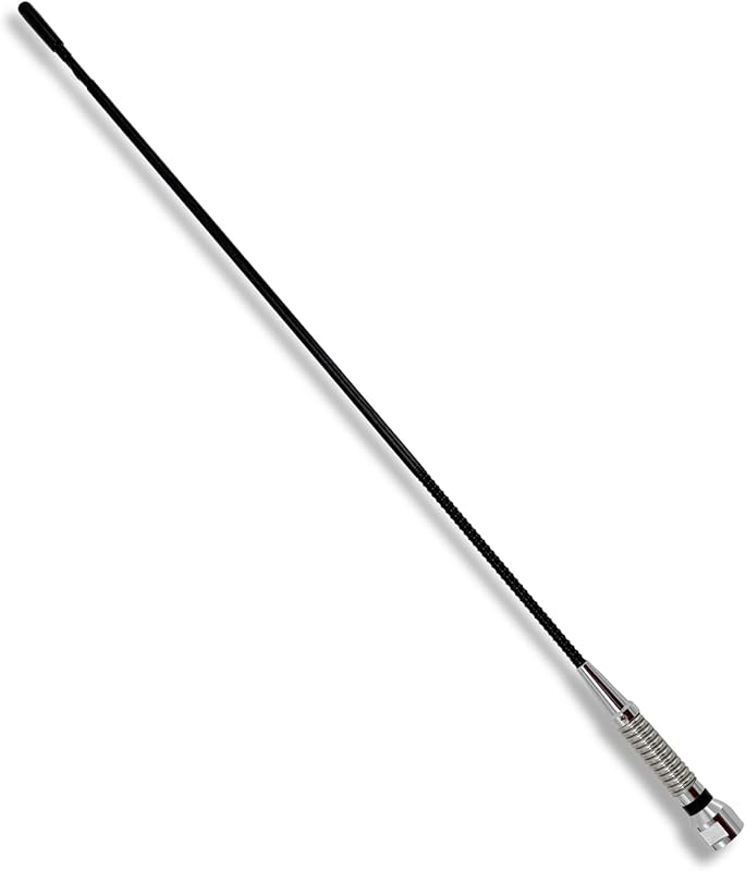 CB200 28-Inch Heavy-Duty Spring CB Whip Antenna for Truck with Enhance