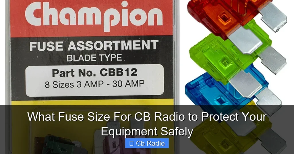 What Fuse Size For CB Radio to Protect Your Equipment Safely