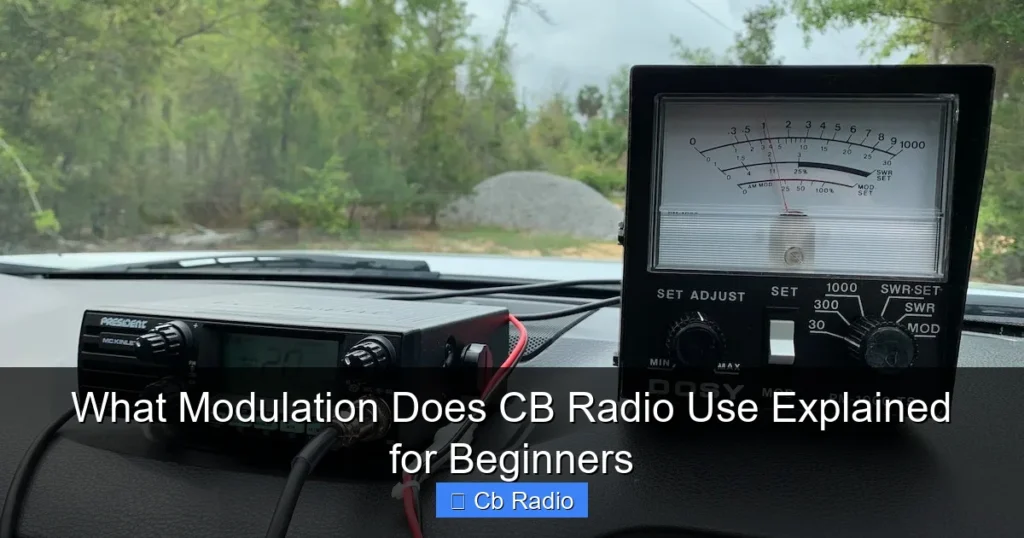 What Modulation Does CB Radio Use Explained for Beginners