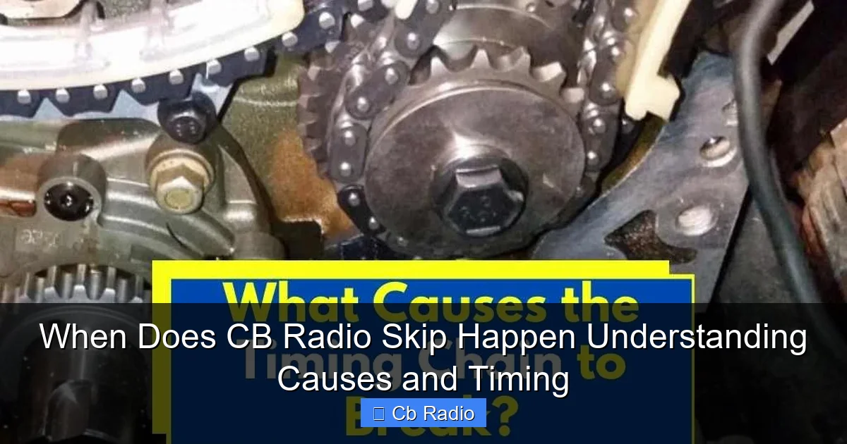 When Does CB Radio Skip Happen Understanding Causes and Timing